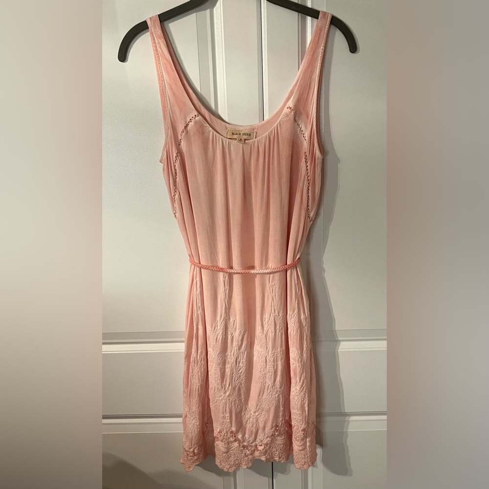 Black Swan Coral Lace Mini Dress